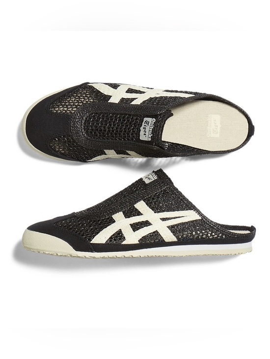 Onitsuka Tiger by Asics Other - Onitsuka Tiger by Asics Black & White Slip-On Mexico 66 Sabot Sneakers - 11.5